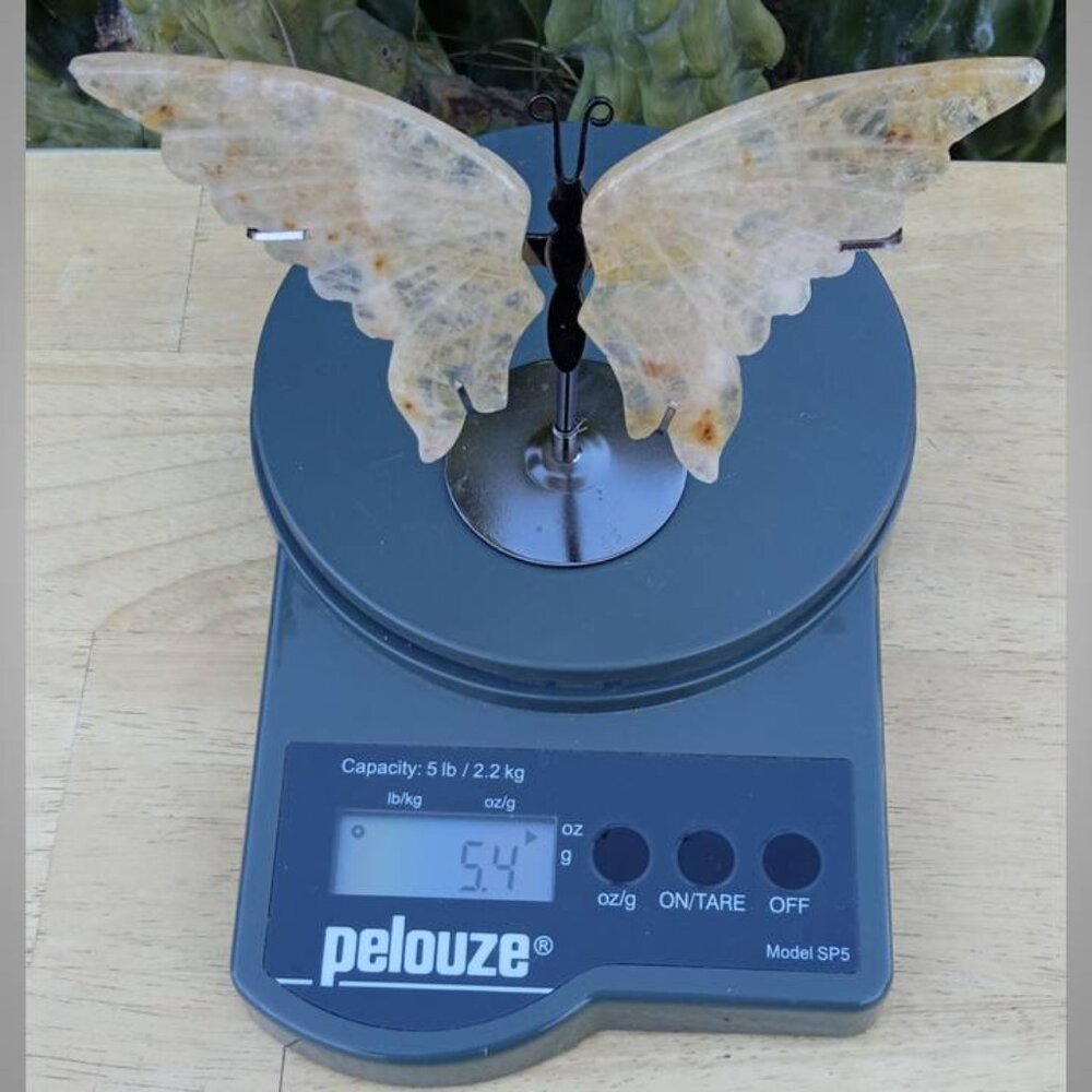 Golden Healer Quartz BUTTERFLY 01 ABUNDANCE PROSPERITY - Picture 3 of 6